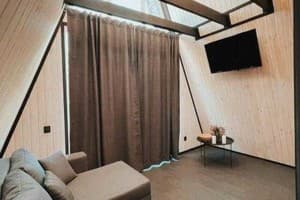 Кемпінг Hygge Valley. Апартаменти двомісний з кухнею А фрейм 2