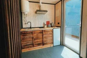 Кемпінг Hygge Valley. Апартаменти двомісний з кухнею А фрейм 1