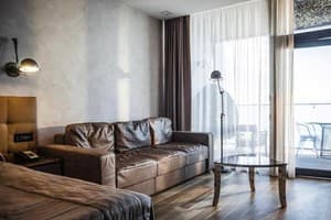 Отель M1 Club Hotel. Делюкс двухместный с террасой, вид на море 1