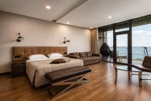 Отель M1 Club Hotel. Делюкс двухместный с террасой, вид на море 7