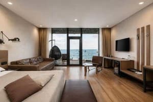 Отель M1 Club Hotel. Делюкс одноместный с террасой, вид на море 8