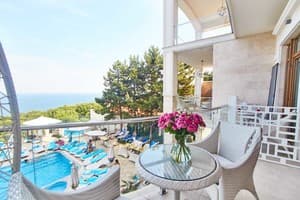 Отель Panorama De Luxe. Улучшенный двухместный стандарт с прямым видом на море 7